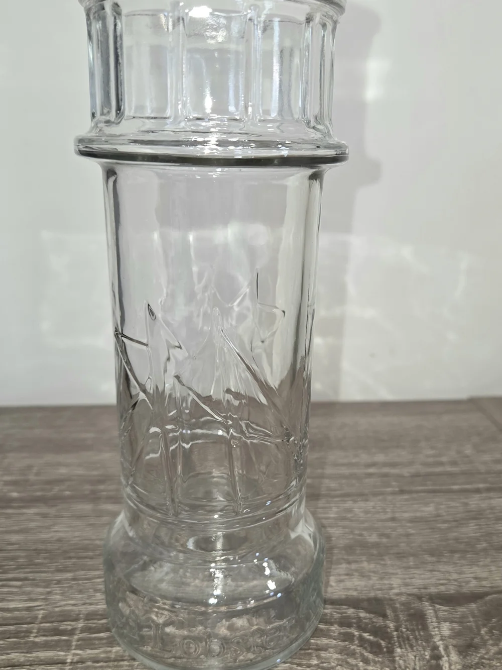 Vintage Red Lobster Lighthouse Clear Souvenir Drinking Glass 7.5